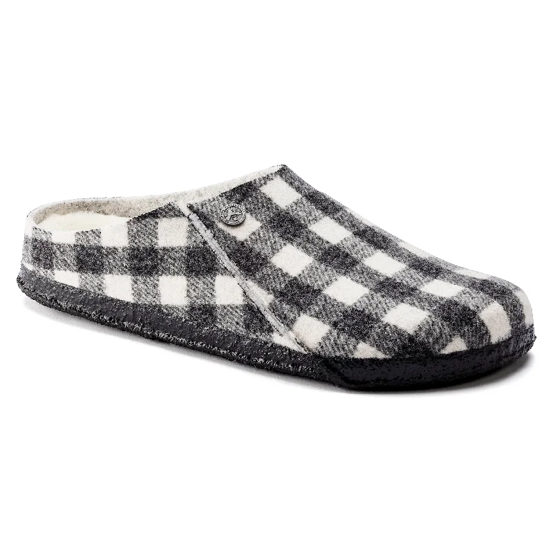 Weekend Discounts to Enjoy Birkenstock Zermatt Shearling plaid white wool/natural shearling Weekend Discounts to Enjoy Birkenstock Zermatt Shearling plaid white wool/natural shearling