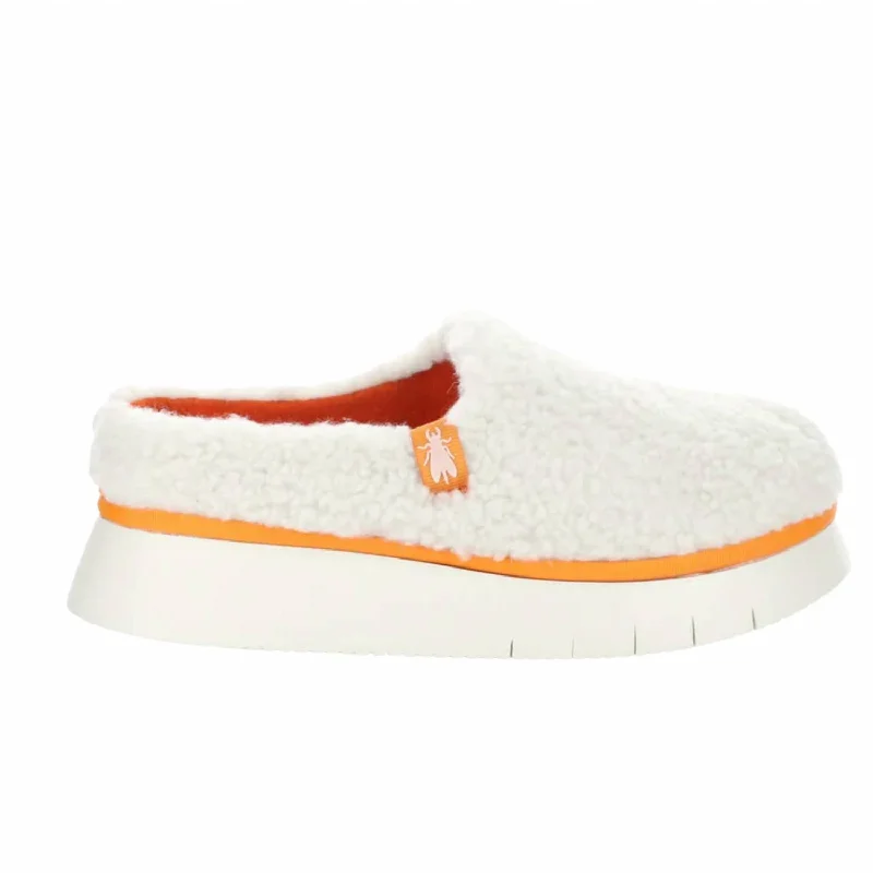 Weekend Specials to Delight Women's Cafe Mule In Off White/orange
